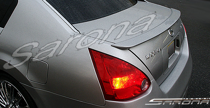 Custom Nissan Maxima Trunk Wing  Sedan (2004 - 2008) - $259.00 (Manufacturer Sarona, Part #NS-027-TW)